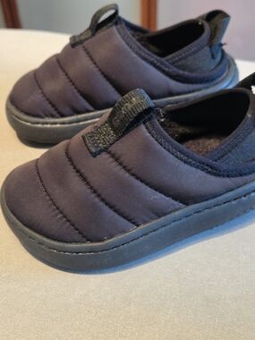 CROCS Kids Quilted Slip-On Shoes - Black